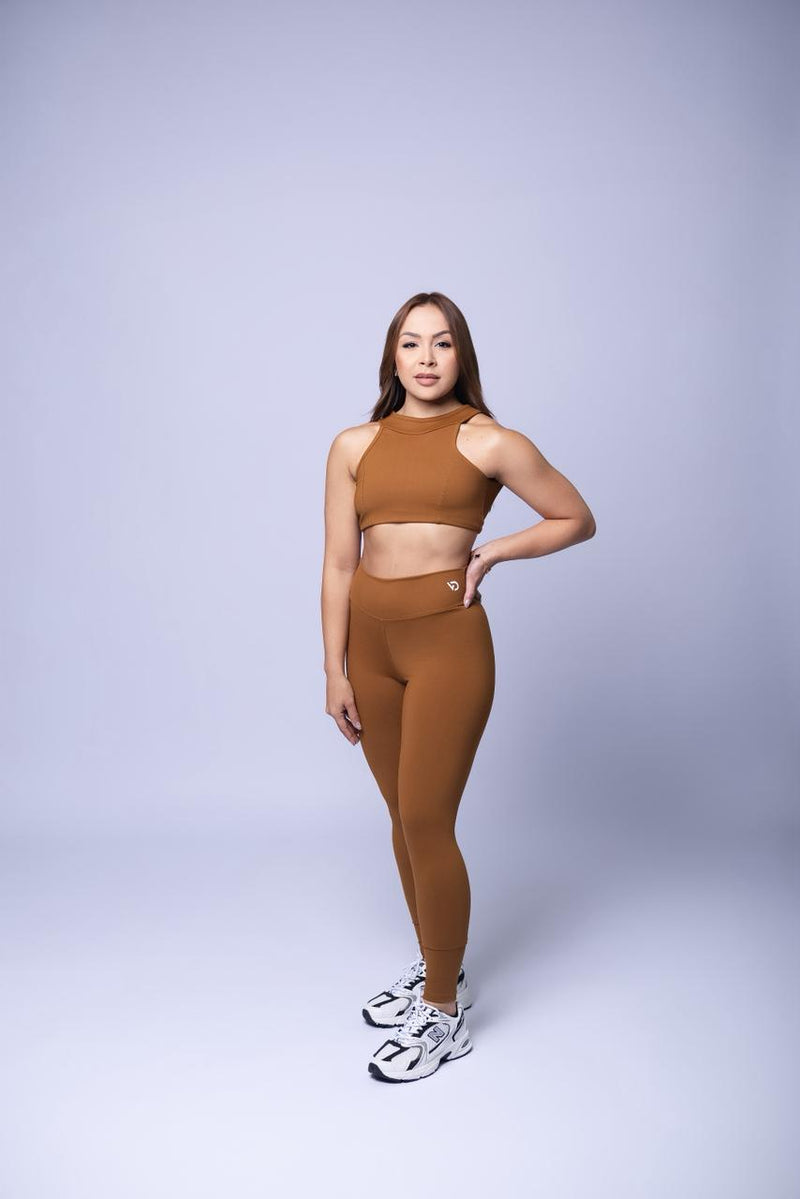 CONJ. DE LEGGING BRUMA - MARROM MONK