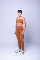 CONJ. DE LEGGING Fluxo - CARAMELO